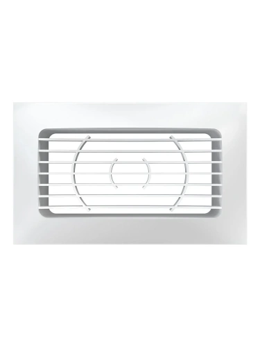 511РСФ, Решетка вентиляционная приточно-вытяжная АБС 140х85 с фланцем 110х55
