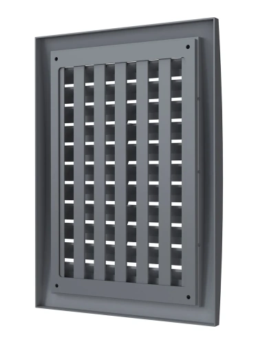1825РРПН сер, Решетка наружная ASA вентиляционная регулируемая 180х250, серая
