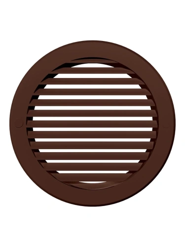 15РКН кор, Решетка наружная вентиляционная круглая D200 с фланцем D150, ASA кор