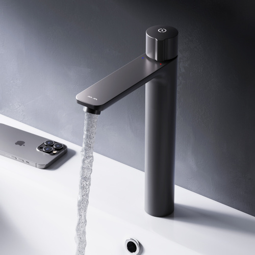 Смеситель для раковины AM.PM X-Joy F85A92522 TouchReel высокий, чёрный