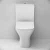 Унитаз-компакт Am.Pm Gem C908601SC белый, FlashClean безободковый с сиденьем микролифт