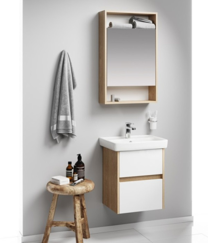 Тумба с умывальником AQWELLA City 50 Дуб балтийский CI0105DB