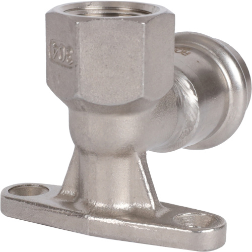 Водорозетка ВПр-ВР 22х1/2" пресс, нержавеющая сталь Rommer