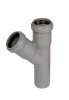 Тройник 32x45° косой, PP HTEA Ostendorf внутренняя канализация