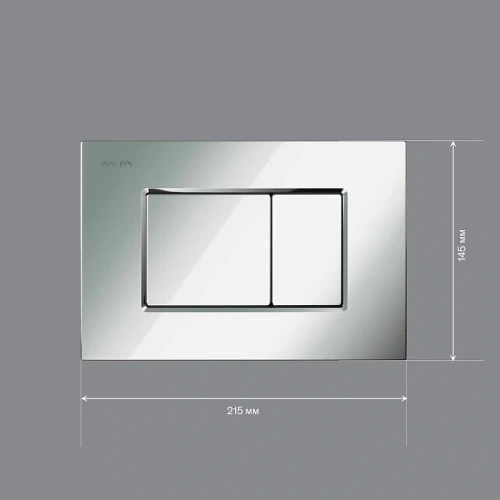 Кнопка для инсталляции механическая Am.Pm ProC S I070231 пластик, хром матовый