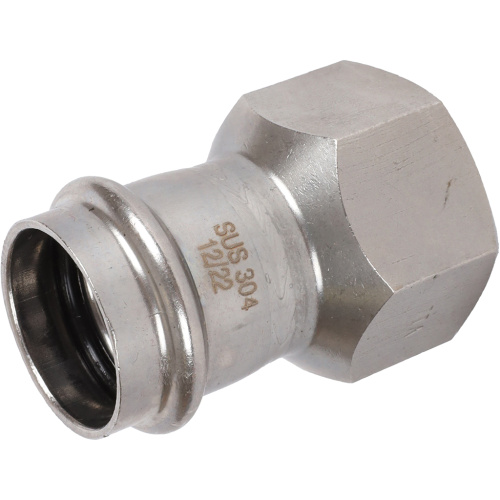 Соединитель ВПр-ВР 28x1" пресс, нержавеющая сталь Rommer