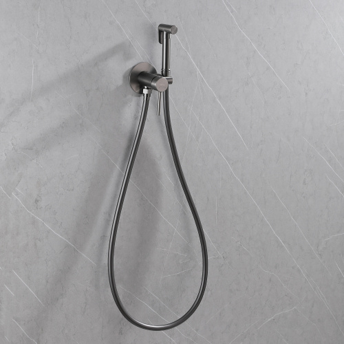 Смеситель ABBER Wasser Kreis AF8125NG с гигиеническим душем, никель