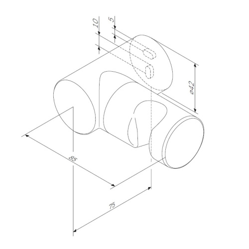 Держатель для душевой лейки Am.Pm F0500822 настенный, черный