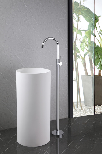 Смеситель для раковины ABBER Wasser Kreis AF8141 напольный, хром