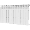 Биметаллический радиатор Rommer Plus Bm 500 - 12 секций, боковое, белый RAL9016
