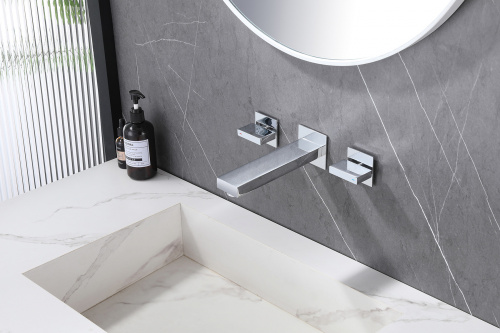 Смеситель для раковины ABBER Daheim AF82122 скрытого монтажа, хром