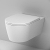 Подвесной унитаз Am.Pm Func C8F1701MWSC белый матовый, FlashClean безободковый с сиденьем микролифт
