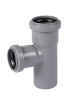 Тройник 50x40x87° прямой, PP HTEA Ostendorf внутренняя канализация