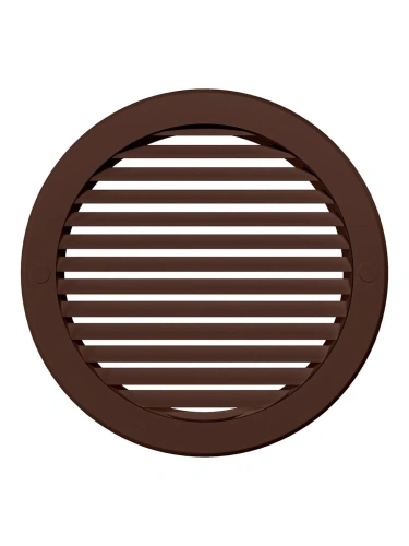 16РКН кор, Решетка наружная вентиляционная круглая D200 с фланцем D160, ASA кор