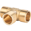 Тройник Stout 3/4"ННН латунь SFT-0017-343434