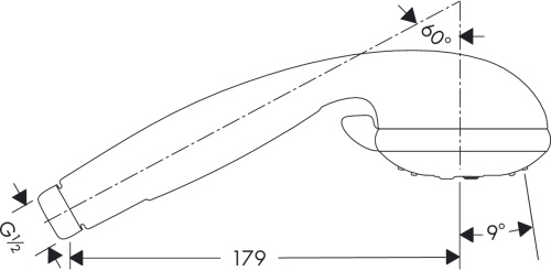 Душевая лейка Hansgrohe Croma 28570000