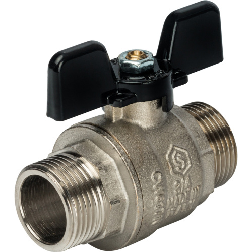 Кран шаровой 3/4"НН ручка рычаг Stout SVB-0006-000020