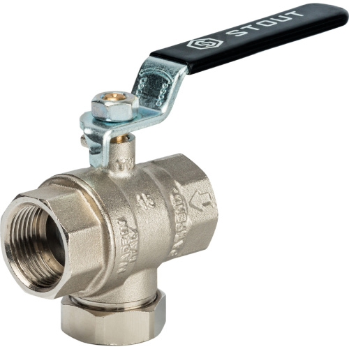 Кран шаровой с фильтром 3/4"ВВ ручка рычаг SVF 0001 000020