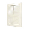 1825РЦ Ivory, Решетка ЭРА вентиляционная пластиковая с сеткой 180х250, Ivory
