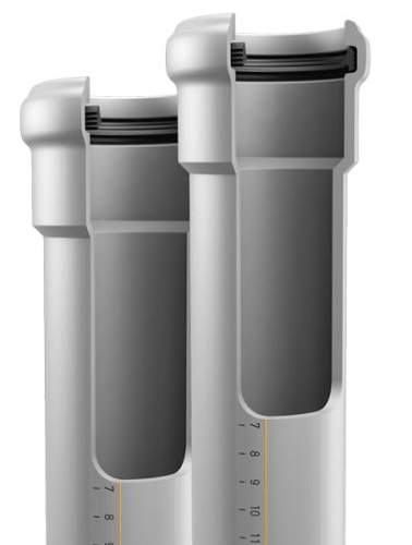 Труба 110 длина 2000 мм SKEM Ostendorf Skolan Safe бесшумная канализация