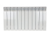 Биметаллический радиатор STOUT VEGA 500 - 12 секций, боковое, белый RAL 9016