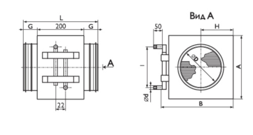 Канальный нагреватель PBAHC 400-2-2,5 М