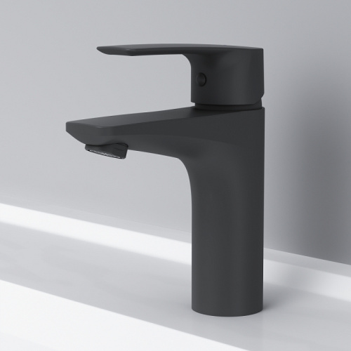 Смеситель для раковины AM.PM Gem F90A02122 излива 99 мм, черный