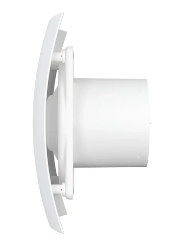 Вентилятор осевой вытяжной с обратным клапаном D 100 DiCiTi BREEZE 4C Matt white, декоративный