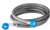 Заливной шланг для стиралиных машин 3/4"-2,0 м серый