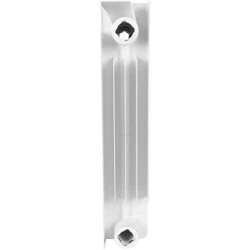 Биметаллический радиатор STOUT STYLE 350 - 8 секций, боковое, белый RAL 9010