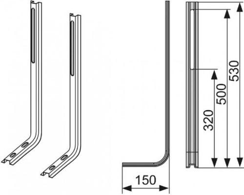 Опоры для инсталляции арт.9370000 TECEbox 9030024