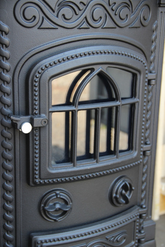 Чугунная печь NORDflam PLATO черный.