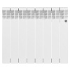 Алюминиевый радиатор Royal Thermo MONOBLOCK A 500 - 8 секций, боковое, белый