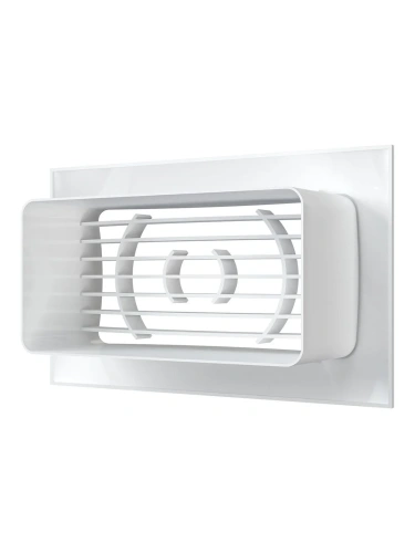 511РСФ, Решетка вентиляционная приточно-вытяжная АБС 140х85 с фланцем 110х55