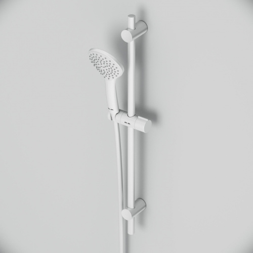 Душевой комплект Am.Pm Gem F0190033 белый: лейка 110 мм, штанга 700 мм, шланг 1750 мм