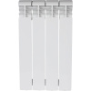 Алюминиевый радиатор STOUT VEGA 500 - 4 секции, боковое, белый RAL 9016