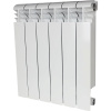 Алюминиевый радиатор STOUT VEGA 500 - 6 секции, боковое, белый RAL 9016