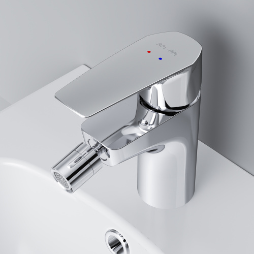 Смеситель для биде Am.Pm Gem F90A83100 хром, донный клапан