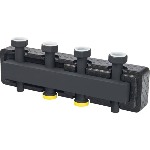 Стальной распределительный коллектор Stout 2 отопительных контура, в теплоизоляции DN 25 SDG-0016-004002