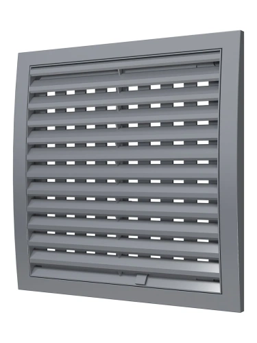 2525РРПН сер, Решетка наружная ASA вентиляционная регулируемая 250х250, серая