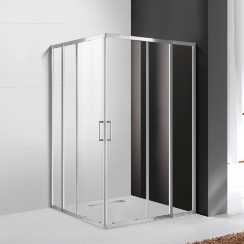 Душевой уголок 120x120 Cezares MOLVENO-A-22-90+30-P-Cr