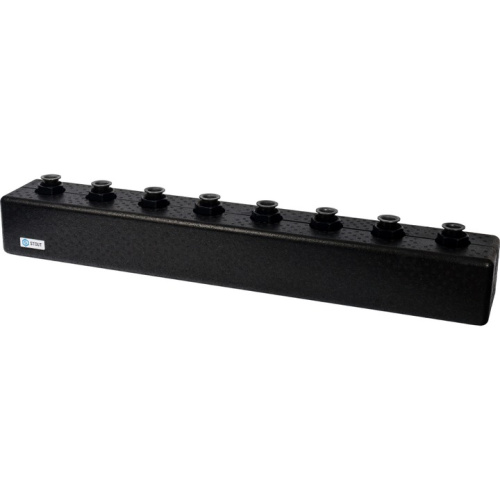 Стальной распределительный коллектор Stout 4 отопительных контура, в теплоизоляции DN 25 SDG-0016-004004