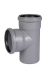Тройник 110x87° прямой, PP HTEA Ostendorf внутренняя канализация