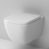 Подвесной унитаз Am.Pm Gem C901701SC белый, FlashClean безободковый с сиденьем микролифт