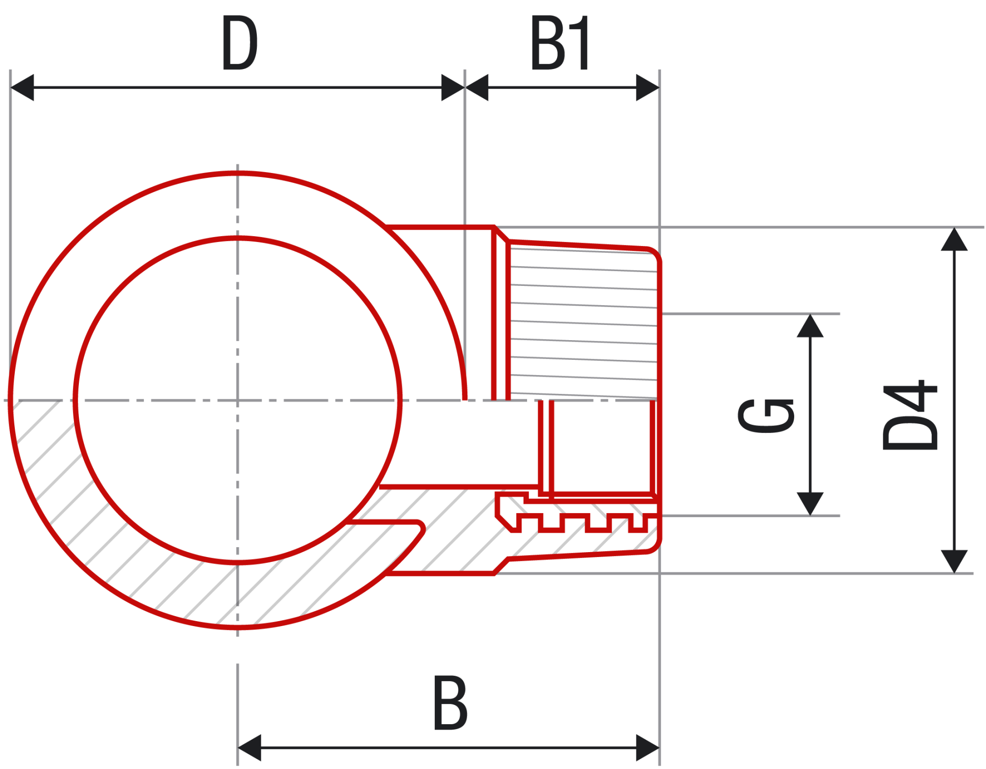 Вварное седло FV-plast 90x3/4" полипропилен AA247090032