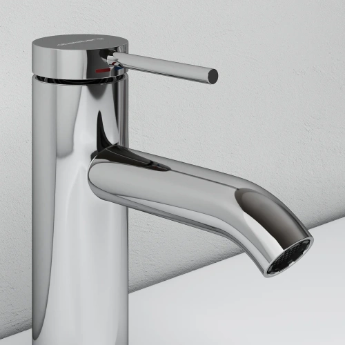 Смеситель для раковины Abelsberg Fluida ERF22001CH, глянцевый хром