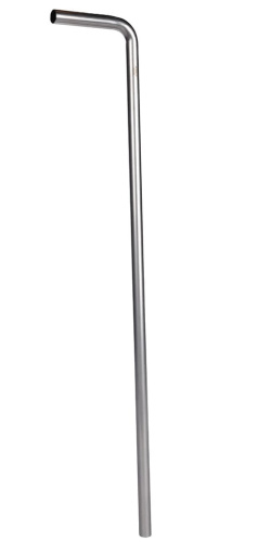 Отвод безраструбный 90° НПр 15х100х600 пресс, нержавеющая сталь Rommer