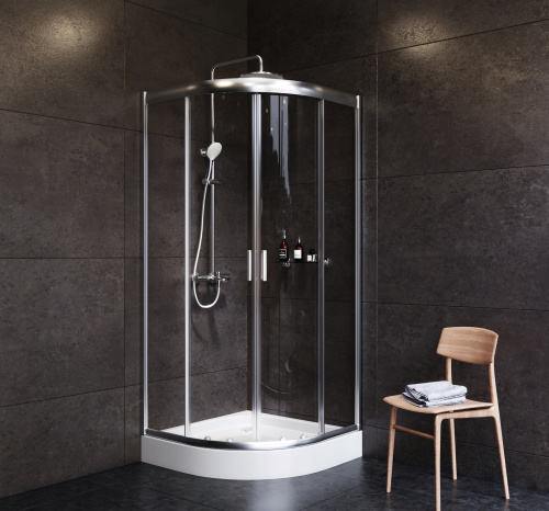 Душевой уголок 90x90 Am.Pm Gem W90G-401-090WT