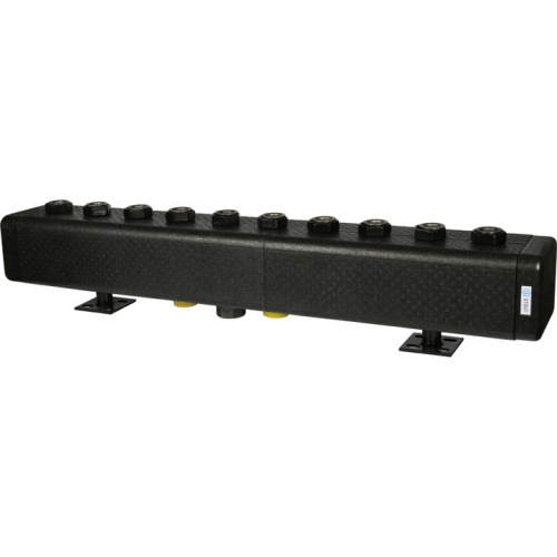 Стальной распределительный коллектор Stout 5 отопительных контуров, в теплоизоляции DN 32 SDG-0016-005005