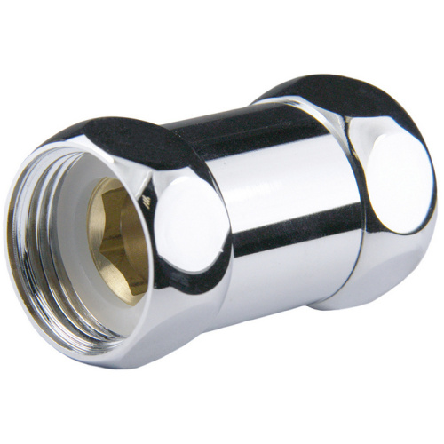 Подключение полотенцесушителя 1"Вx1"В прямое, хром TeRma